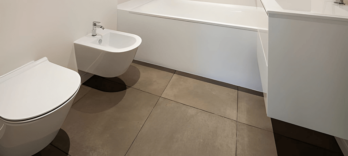 Large Format Concrete-Look Tiles